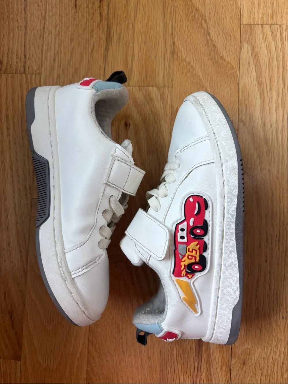 Kids ZARA Disney Cars Lightning McQueen Velcro Sneakers